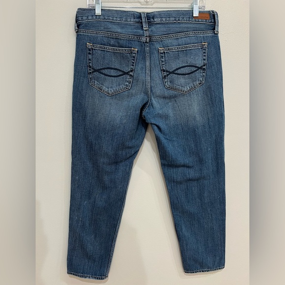 Abercrombie & Fitch Signature Collection Jeans 30, Distressed Mid Rise, Straight - Picture 4 of 8